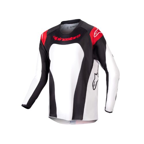 Alpinestars 2024 Youth Racer Ocuri Jersey - Red/White/Black - YL - SKU:AS3777024311160