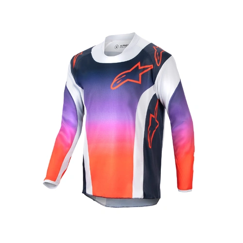 Alpinestars 2024 Youth Racer Hoen Jersey  - Grey/Orange/Black