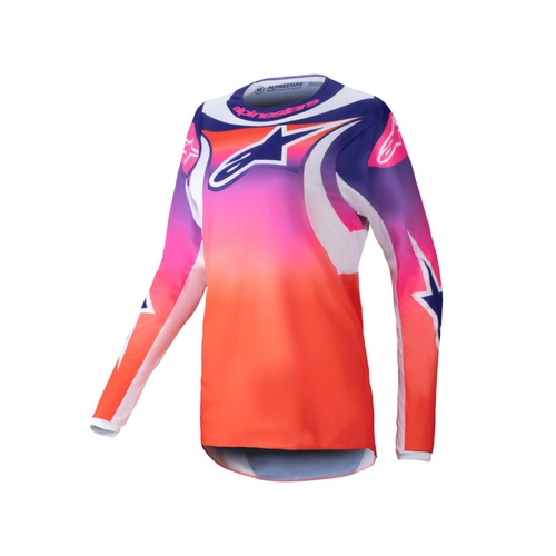 Alpinestars 2025 Fluid Wurx Womens MX Jersey - Multi-Colour/White
