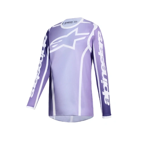 Alpinestars 2026 Womens Fluid Apex MX Jersey - Violet/White - L - SKU:AS3781126039260