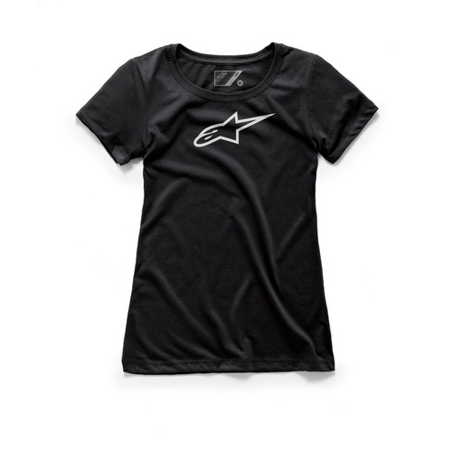 Alpinestars Womens Ageless Tee - Black - XS - SKU:AS3873002001072