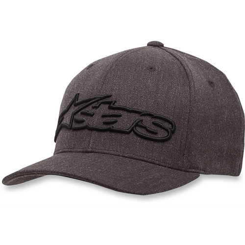 Alpinestars Blaze FlexFit Hat - Dark Heather/Black - S/M - SKU:AS3981005175182