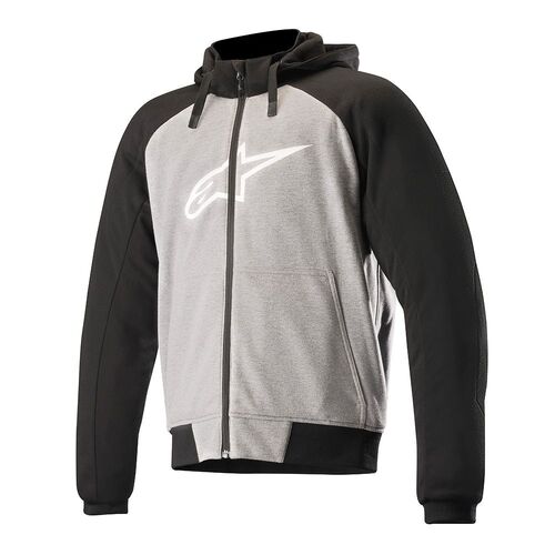 Alpinestars Chrome Sports Hoodie - Grey/Black - M - SKU:AS4200918095158