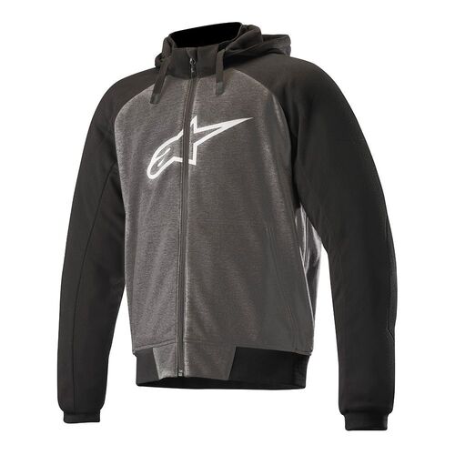 Alpinestars Chrome Sports Hoodie - Anthracite/Black/White - M - SKU:AS4200918143258