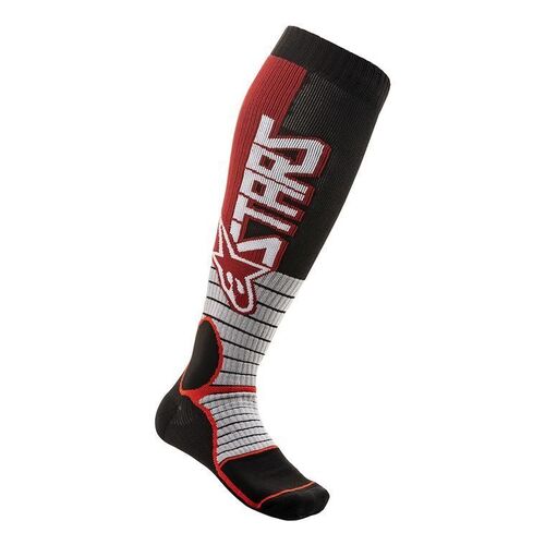 Alpinestars MX Pro Sock - Red/Black - S - SKU:AS4701520030156