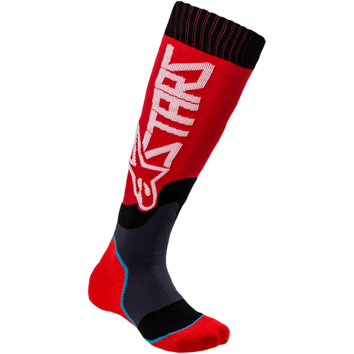 Alpinestars Mx Plus 2 Youth Socks - Red/White - M/L