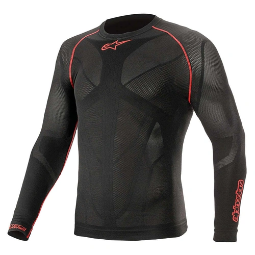 Alpinestars Ride Tech V2 Summer LS Top - Black - XL/2XL - SKU:AS4752521001385