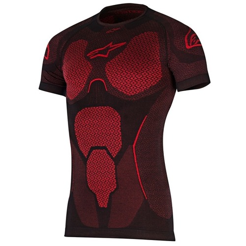 Alpinestars Ride Tech Summer Ss Top - Black/Red - XS/S - SKU:AS47527171380