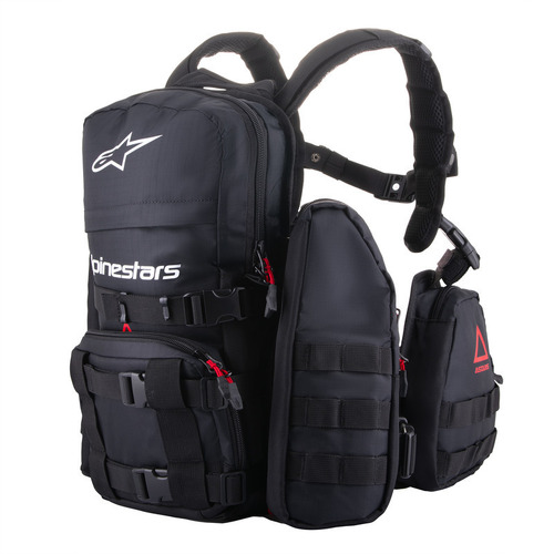 Alpinestars Techdura Tactical Pack - Black/White - SKU:AS6104524001200