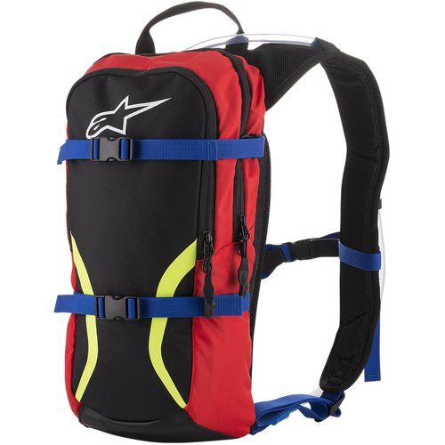 Alpinestars Iguana Hydration Backpack - Black/Blue/Red/Yellow Fluorescent - OS