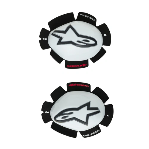 Alpinestars Gp Tech Knee Slider - White/Black - OS