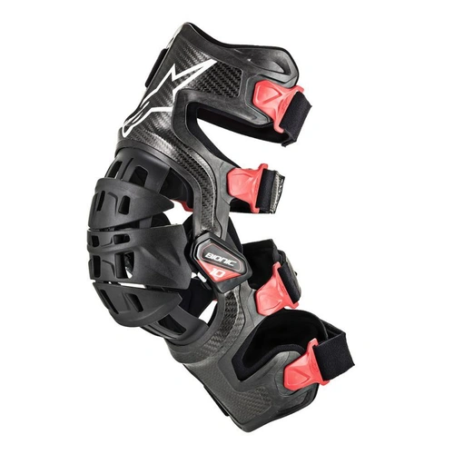 Alpinestars Bionic 10 Carbon Knee Brace - Black/Red