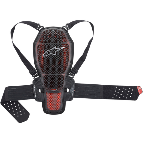 Alpinestars Nucleon Kr1 Cell Back Protector W/Straps - Red/Black - XS - SKU:AS650452000954