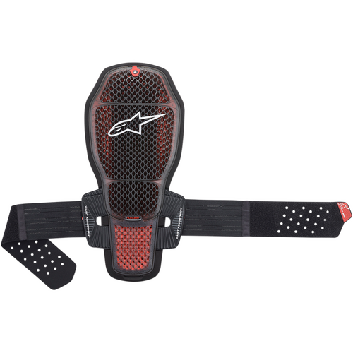 Alpinestars Nucleon KR-R Cell Back Protector - Transparent Smoke/Black/Red