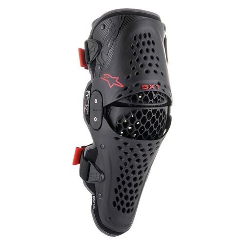 Alpinestars SX-1 Knee Protector - Black/Red - SKU:AS6506321132XL-p