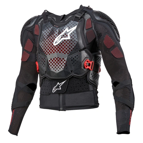 Alpinestars Bionic Tech V3 Protection Jacket  - Black/White/Red - M - SKU:AS6506524012358