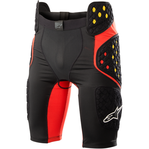 Alpinestars Sequence Pro Shorts - Black/Red - 2XL - SKU:AS650771801364