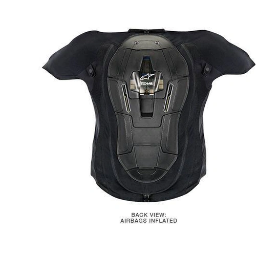 Alpinestars Tech Air Race Vest - Black/Fluro Yellow - 2XL - SKU:AS650801615564