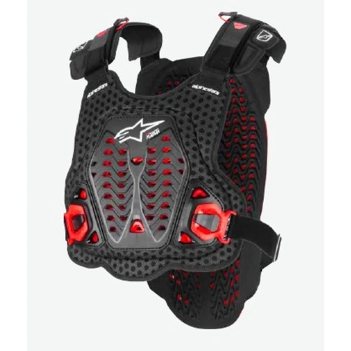 Alpinestars A5 Plasma Chest Protector  - Black/Red/White - XL/2XL - SKU:AS6700825013285
