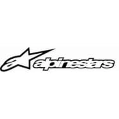 Alpinestars Frame/Hinge Paddings Set L/R Up - Low RK7 Knee Brace - Black/White - 56 - SKU:AS6951025001256
