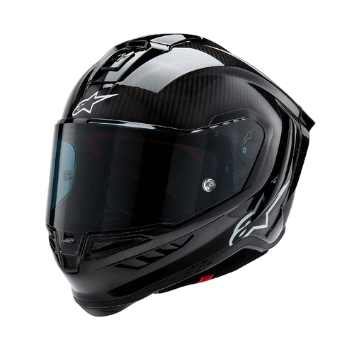 Alpinestars Supertech R10 Solid ECE 22.06 Helmet  - Gloss/Matte Carbon - XL - SKU:AS8200124190262