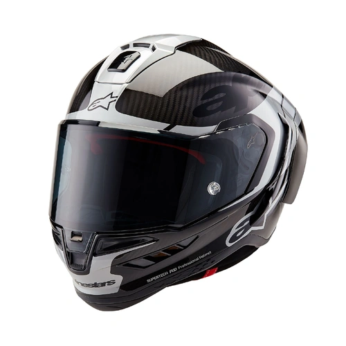Alpinestars Supertech R10 Element ECE 22.06 Helmet  - Carbon/Silver/Black