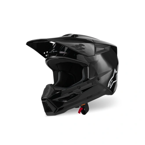 Alpinestars ECE 22.06 SM3 Solid MX Helmet - Black Glossy - XS