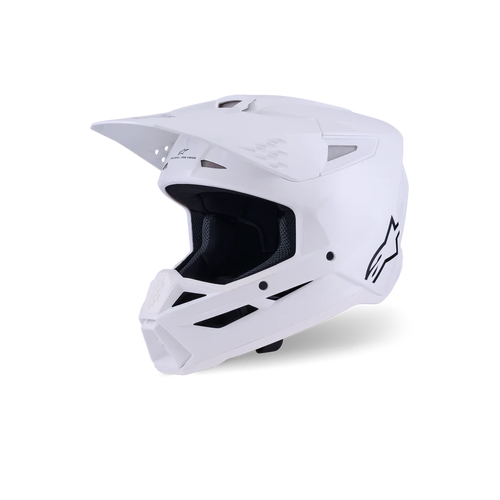 Alpinestars SM3 Solid Helmet - ECE 22.06 - Glossy White