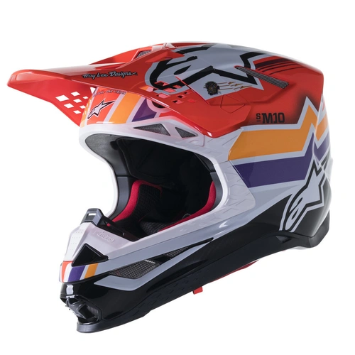Alpinestars SM10 TLD Edition Helmet - Firestarter Red - M - SKU:AS8302023340058
