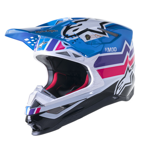 Alpinestars SM10 Tld Edition 23 Helmet - Starlit Blue - 2XL - SKU:AS8302023740064