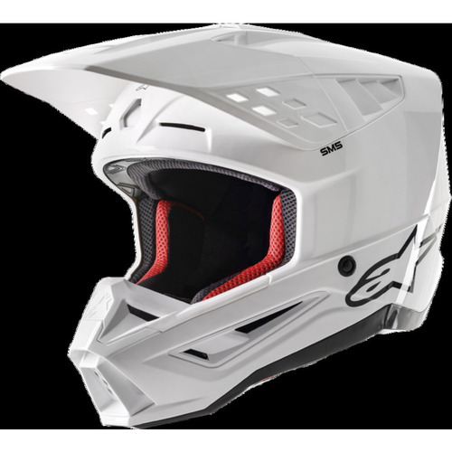 Alpinestars SM5 Solid Helmet - Ece - White - M - SKU:AS8303020218058