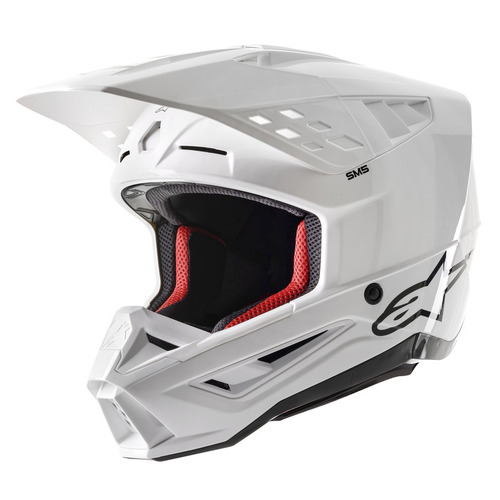 Alpinestars SM5 Solid Helmet - Ece 22.06 - White - S - SKU:AS8303023218056