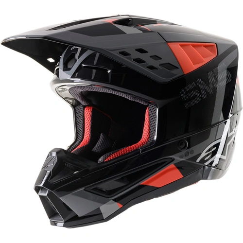 Alpinestars SM-5 Rover Helmet - Grey/Red/Camo - M - SKU:AS8303820139258