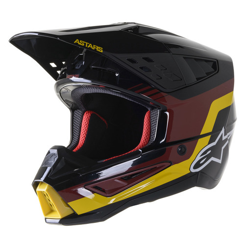 Alpinestars SM5 Venture Helmet - Black/Red/Yellow - 60 - SKU:AS8305022135860