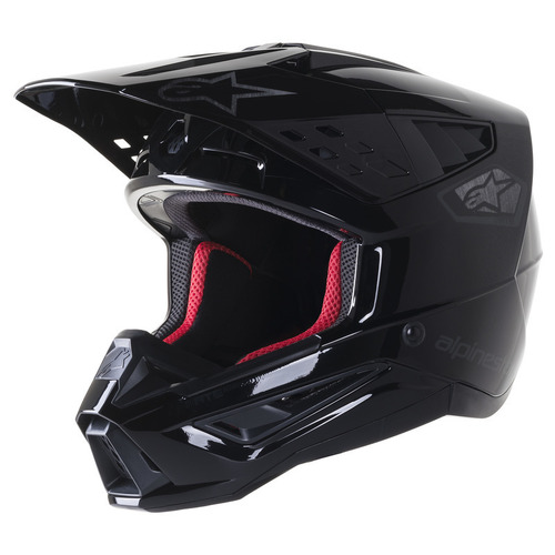 Alpinestars SM5 Scout Helmet - Black/Silver - 58 - SKU:AS8305422199758