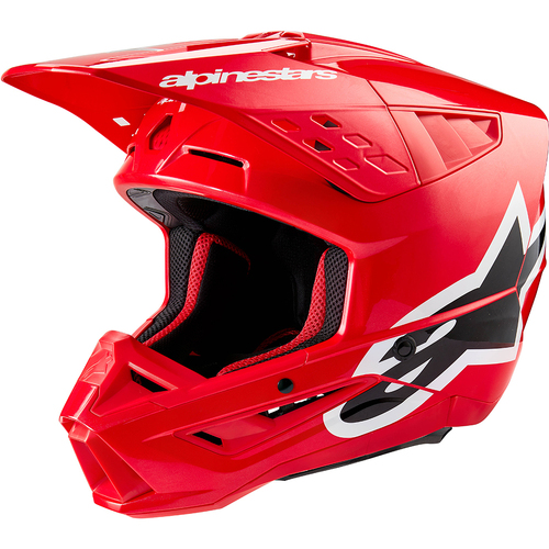 Alpinestars 2024 SM-5 Corp Helmet - Ece 22.06 - Bright Red - XS - SKU:AS8306323301054
