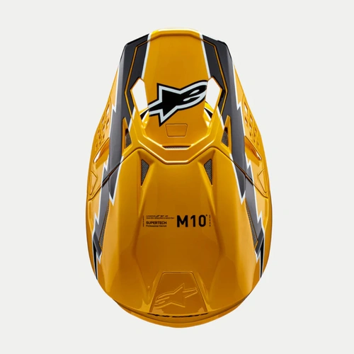 Alpinestars Visor for 22.06 SM10 Ampress - Black/Yellow Gloss - OS