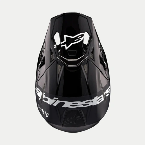 Alpinestars Visor for ECE 22.06 SM10 Flood - Black/Dark Grey Matt And Gloss - OS