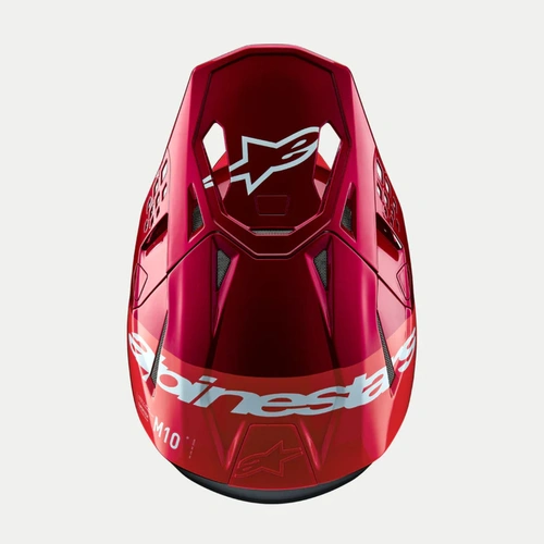 Alpinestars Visor for ECE 22.06 SM10 Flood - Fluro Red Matt And Gloss - OS