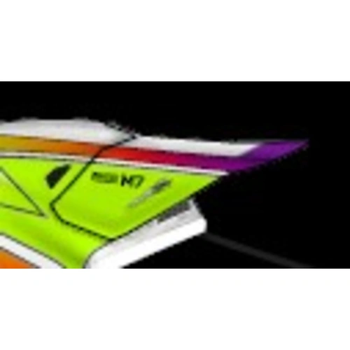 Alpinestars Visor for ECE 22.06 SM7 Fuse - White/Fluro Yellow/Purple Glossy - OS