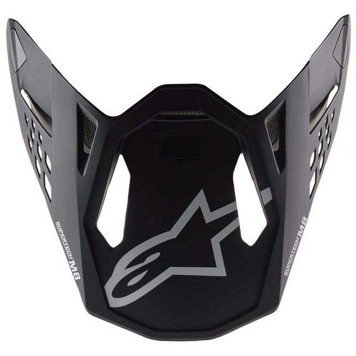 Alpinestars SM8 Echo Visor - Black/White - OS - SKU:AS8982621112100