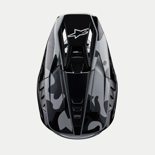 Alpinestars Visor for ECE 22.06 SM5 Rover 2 - Black/Silver Glossy - OS