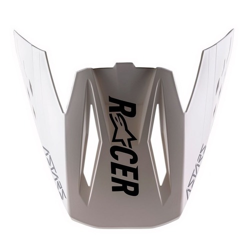 Alpinestars SM5 Rayon Visor - White/Black - OS - SKU:AS8984021201100