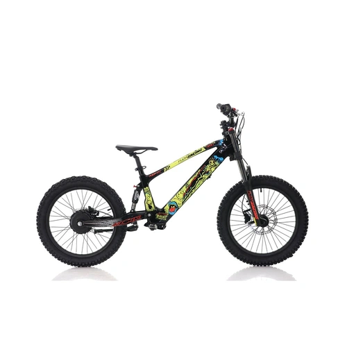 Azonic Flow 20 Rancid LE E-Balance Bike - 36V/7.2Ah/750W - Yellow/Multi - 20''