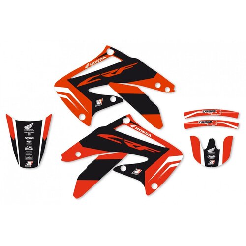 BLACKBIRD GRAPHICS KIT DREAM 4 HONDA CRF 450 02-04