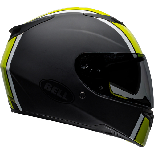 Bell RS2 Rally Black White and Yellow Helmet - SKU:BE7098582