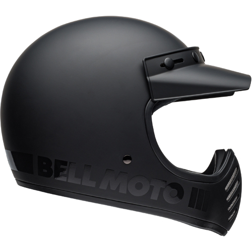 Bell Moto-3 Classic Helmet - Matte/Gloss Black - S - SKU:BE7100218