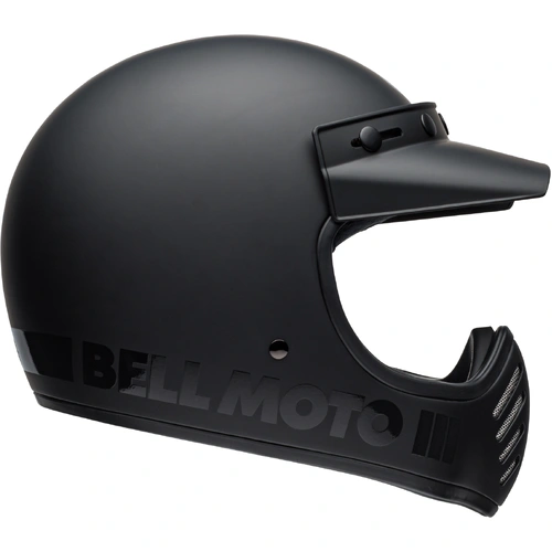 Bell Moto-3 Classic Helmet - Matte/Gloss Black