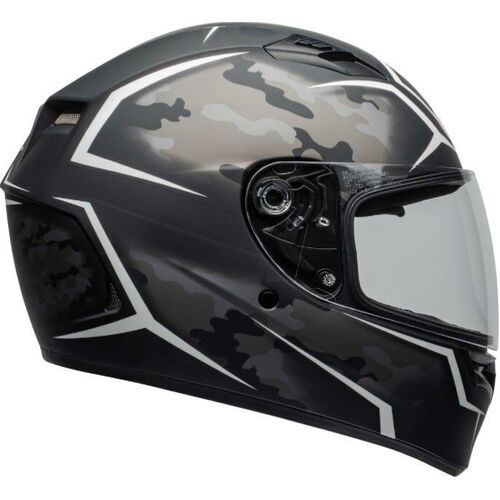 Bell Qualifier Stealth Helmet - Camo Matte Black/White - S - SKU:BE7107630