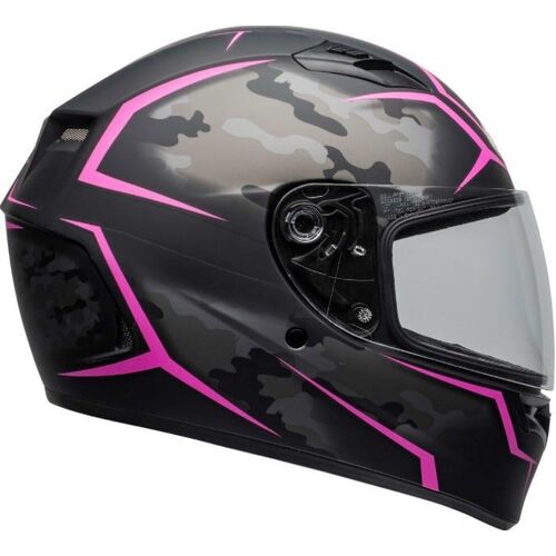 Bell Qualifier Stealth Camo Helmet - Matte Black/Pink - S - SKU:BE7107901